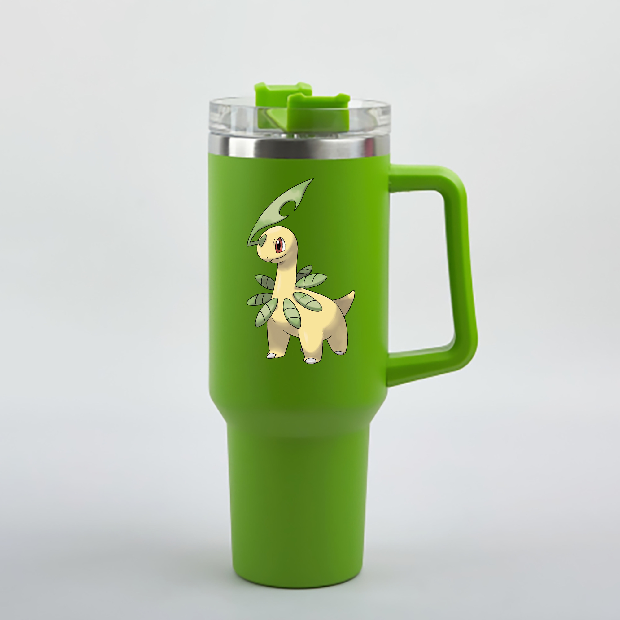 （画像用） ポケットモンスター Pokémon 1200mL車用タンブラー - クリスタルステッカー（プラスチックストロー付き）